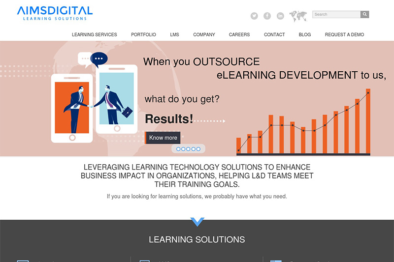 Aims Digital elearning outsourcing
