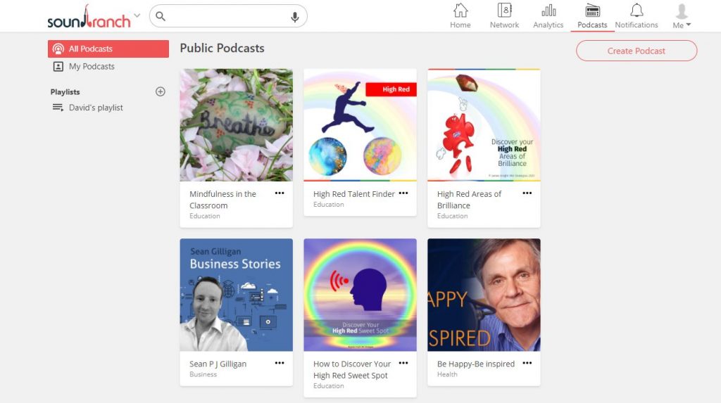 Podcasts in Sound Branch