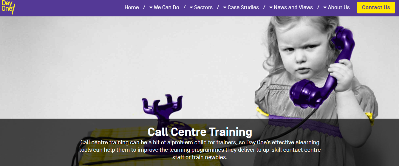 eLearning for Call Centres from Day One