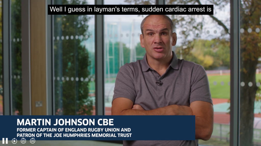 Martin Johnson CBE - England Rugby captain
