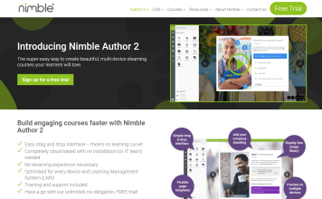 eLearning authoring tool, Nimble Author