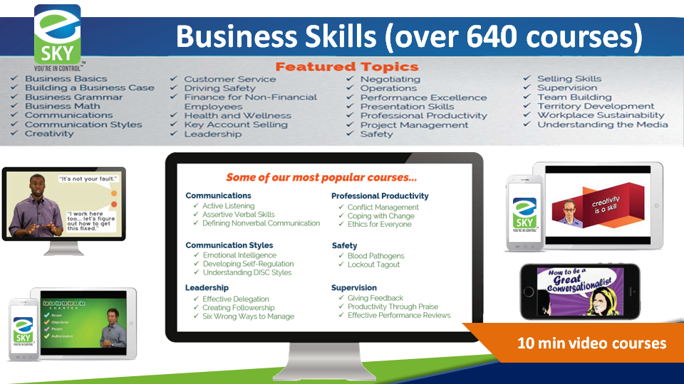Video based business courses
